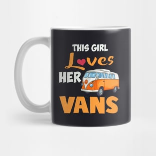 Girls Love Vans Mug